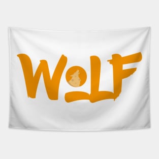 Wolf Word Tapestry