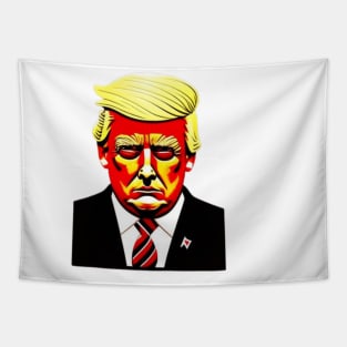 trump mugshot Tapestry