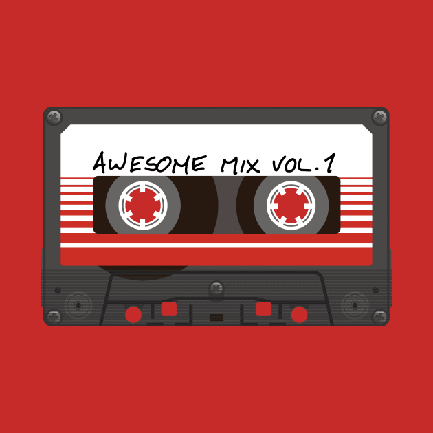 Awesome Mix Vol. 1 by geeklyshirts