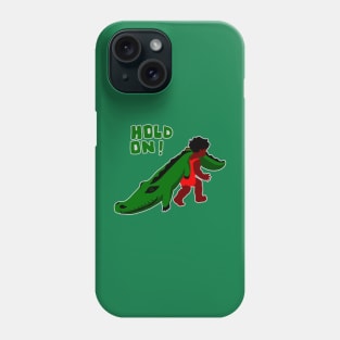 Kid and Crocodile Phone Case