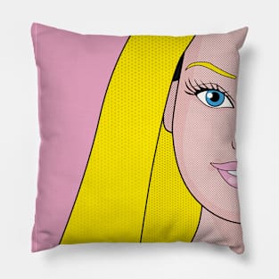 Barbie Movie Profile Fan Pop Art Pillow