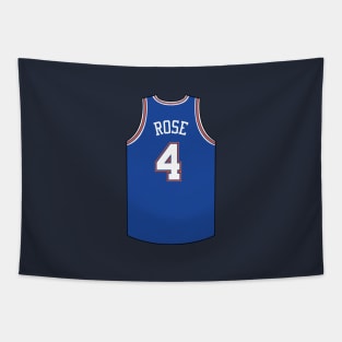 Derrick Rose New York Jersey Qiangy Tapestry