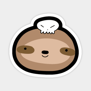 Skull Sloth Face Magnet