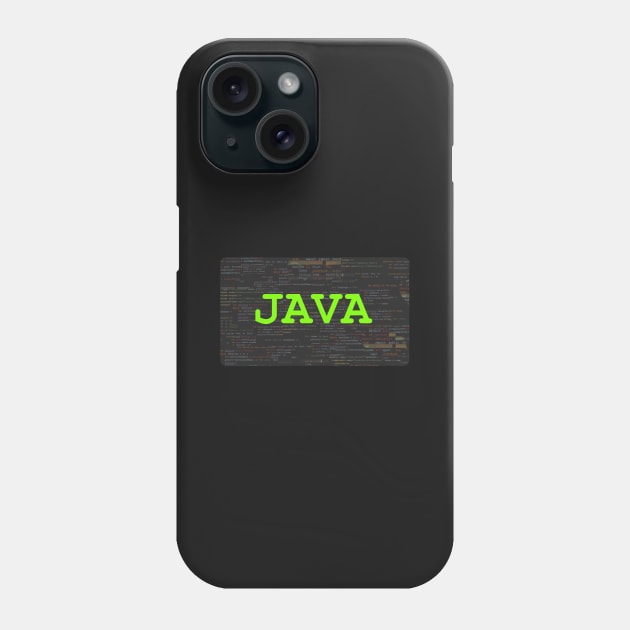 JavaGreen Phone Case by findingNull