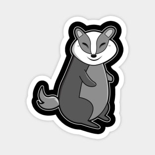 Cute Badger Magnet