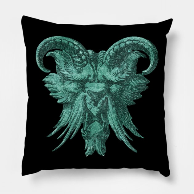 Monstrous beast Pillow by MichaelaGrove