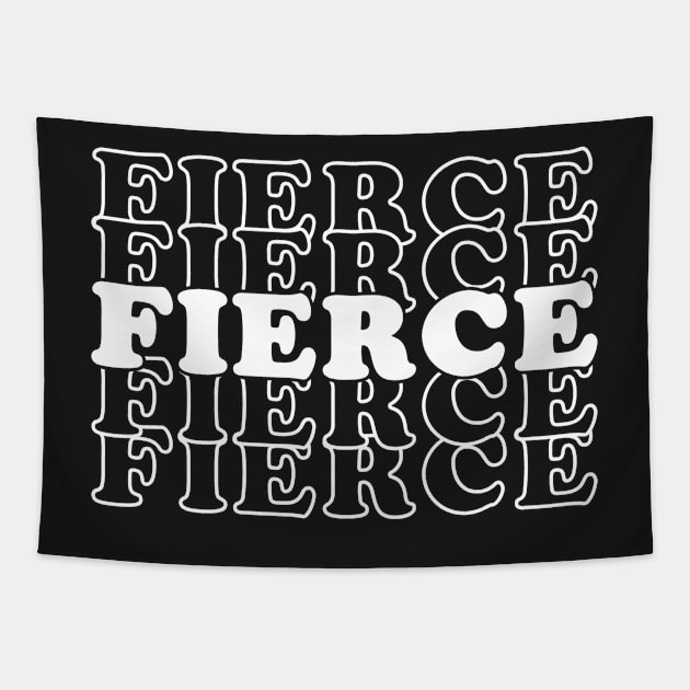 Fierce Fierce Fierce Tapestry by ClaudiaFlores