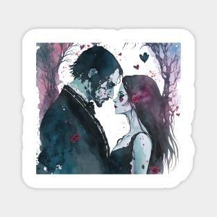 Gothic valentine's day Magnet