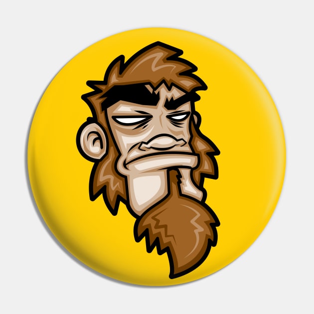 Monkey Face Pin by SuaveOne