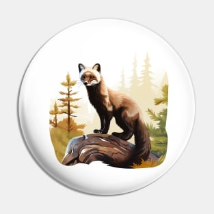 Pine Marten Pin