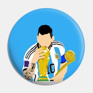 Leo Messi World Cup Pin