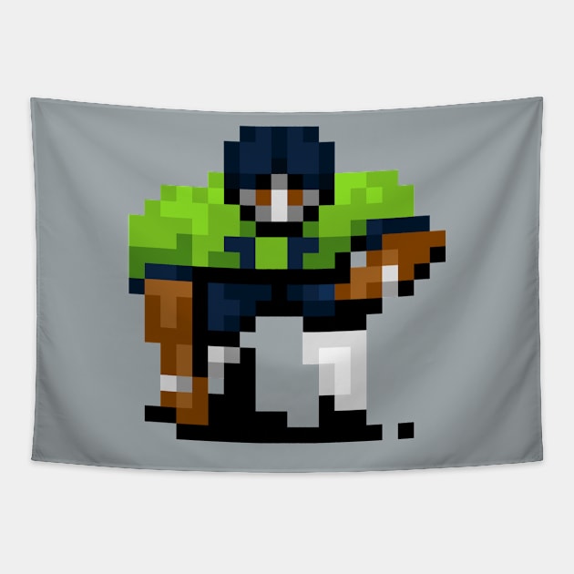 16-Bit Lineman - Seattle Tapestry by The Pixel League