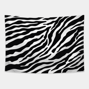 Natural Zebra Print Pattern Tapestry