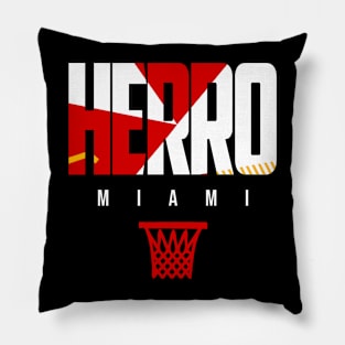 Herro Miami Basketball Warmup Pillow