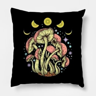 Whimsigoth Mushrooms Pillow