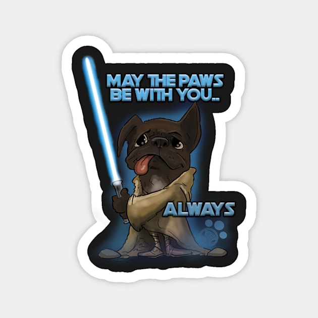 May the Paws be with you Magnet by RichNairn