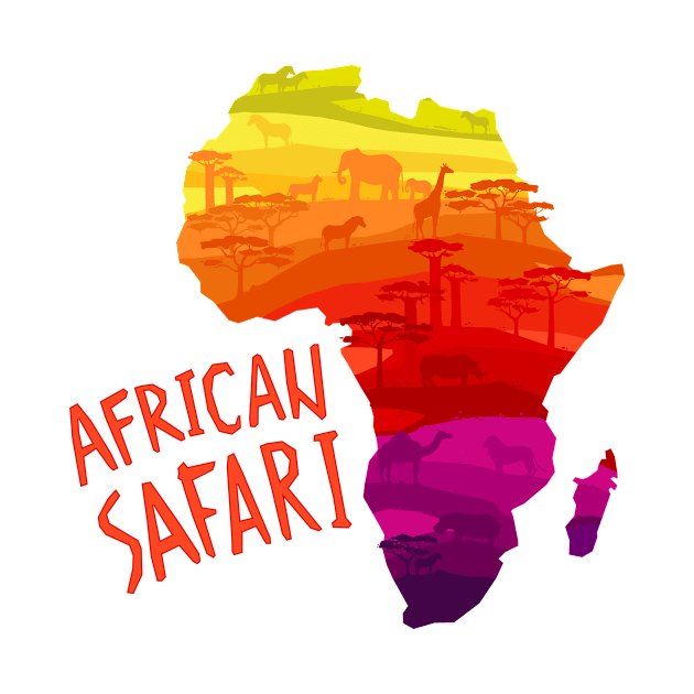 African Safari Map by saigon199x