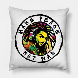 Make Peace Not War Pillow