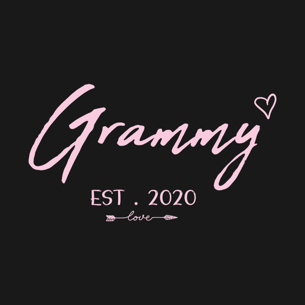 Grammy Est. 2020 Funny gift for  for Grammy, Grammy Gift, Grammy Established Shirt, Grandma Shirt, Christmas Gift , Pregnancy Announcement Grandparents by ARBEEN Art