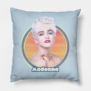 Madonna \/\/\/\ Original 80s Vintage Style Design Pillow