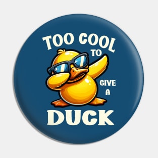 Dabbing Dancing Yellow Duckie Too Cool To Give a Duck Pin