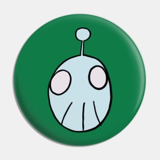 Graphic Robot Pin