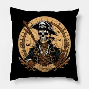 Skull Pirates Pillow