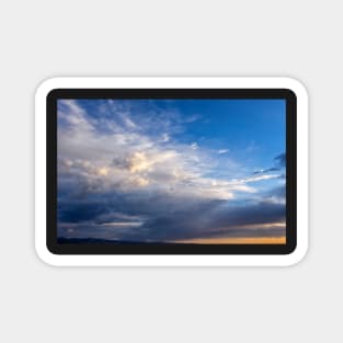 Beautiful Clouds Close to Sunrise in Boulder, Colorado Magnet