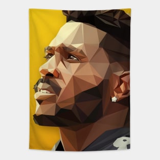 ANTONIO BROWN / LOW POLY ILLUSTRATION Tapestry