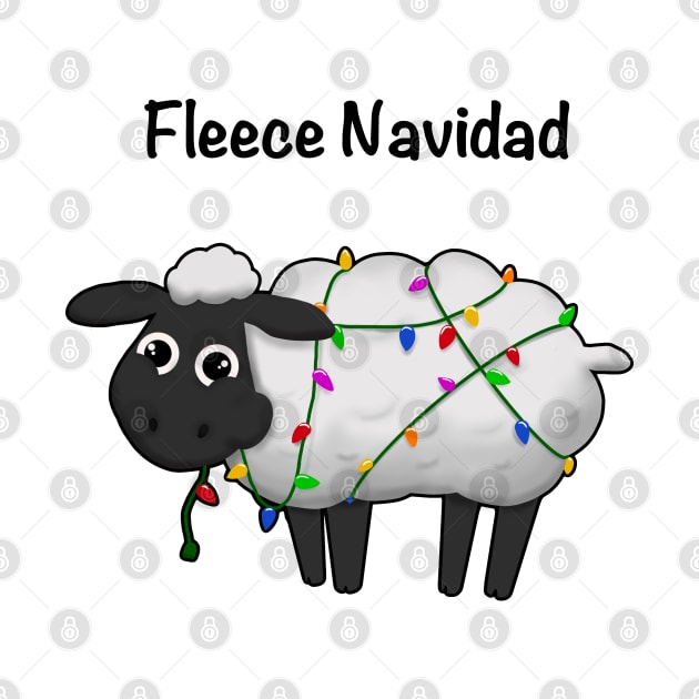 Fleece Navidad (black) by Reiss's Pieces