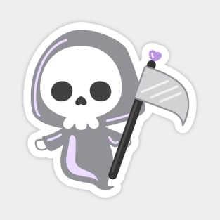 Pastel Goth Cute Loving Grim Reaper Magnet