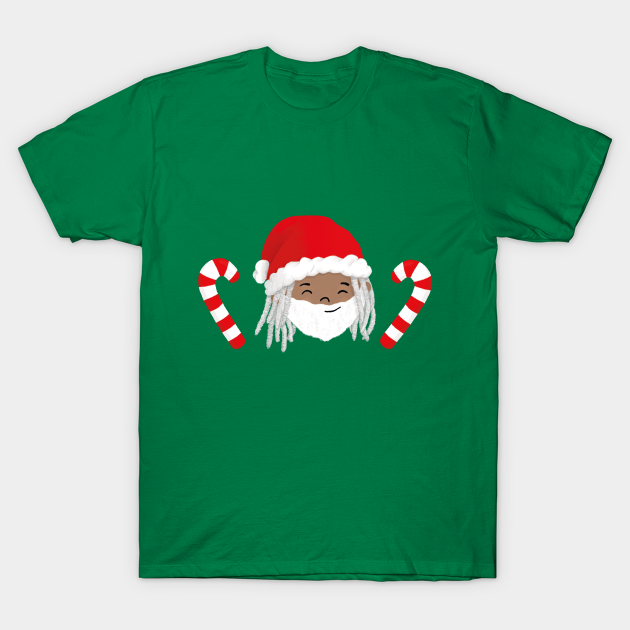 Discover Santa "Jay" with Candy Sticks - Santa - T-Shirt