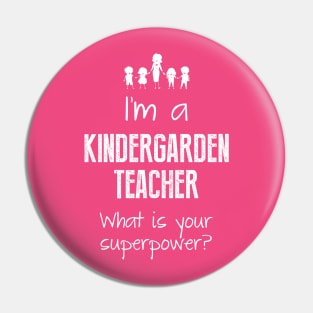 KINDERGARTEN T-SHIRT Pin