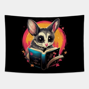 Sugar Glider Reads Book Tapestry