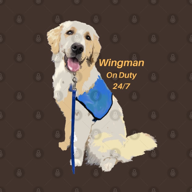 Wingman Golden Retriever by B C Designs