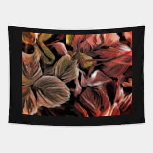 Autumn fall leaves print Tapestry