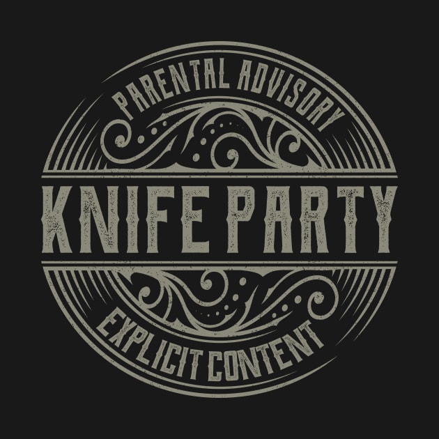 Knife Party Vintage Ornament by irbey