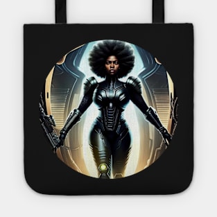 Black Beauty: Sci-Fi Style T-Shirt Tote