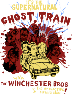 Ghost Train Magnet