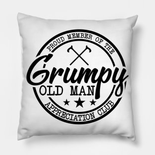 Grumpy Old Man Pillow