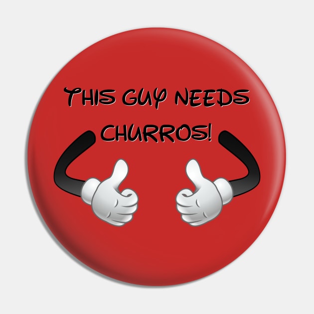 This Guy Churros Pin by Mick-E-Mart