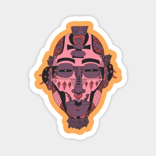 Ambrose African Mask 5 Magnet