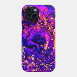 Retro Godzilla Rage Across Time Phone Case