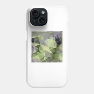Asparagus Green Abstract Low Polygon Background Phone Case