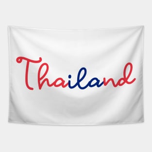 Thailand - Thai red and blue - Flag color Tapestry