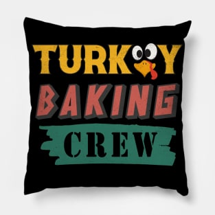 Turkey Baking Crew Pillow