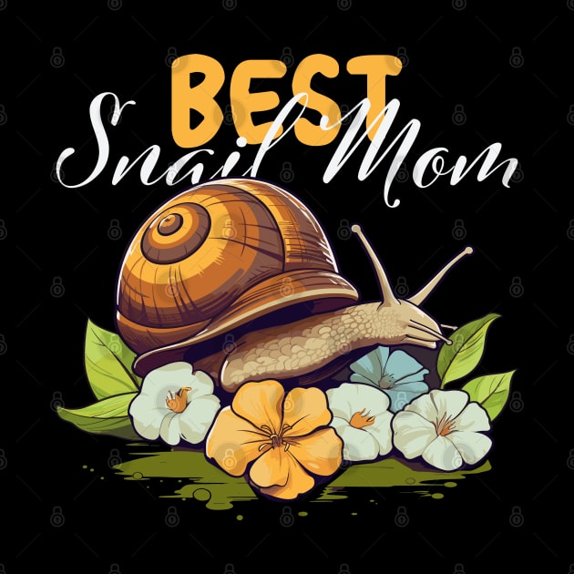 Best Snail Mom by Infinitee Shirts