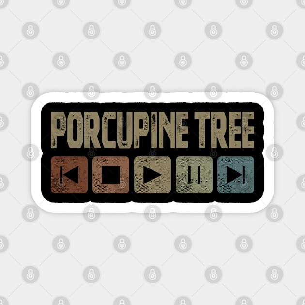 Porcupine Tree Control Button Magnet by besomethingelse