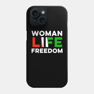 woman life freedom Phone Case
