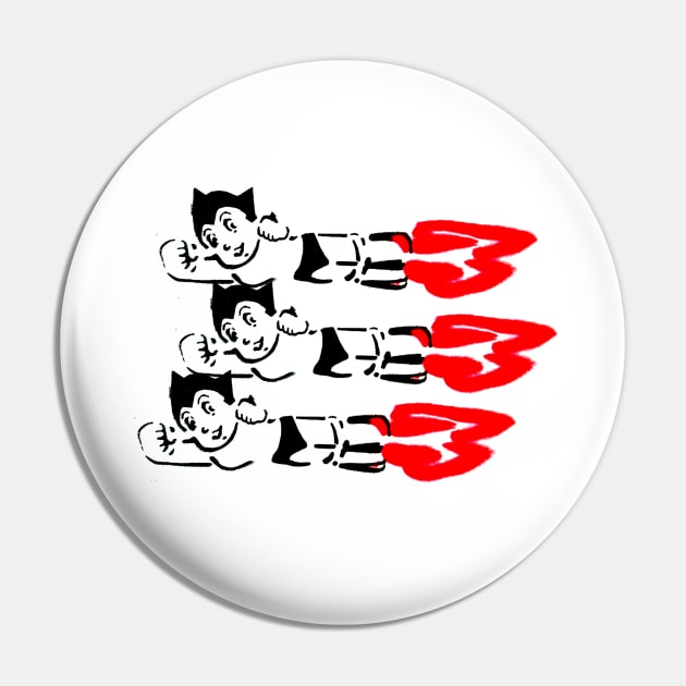 Astro boy Pin by PopGraphics